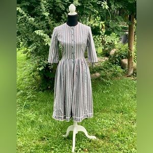 Unlabeled Handmade Vintage Style Dress, size 2